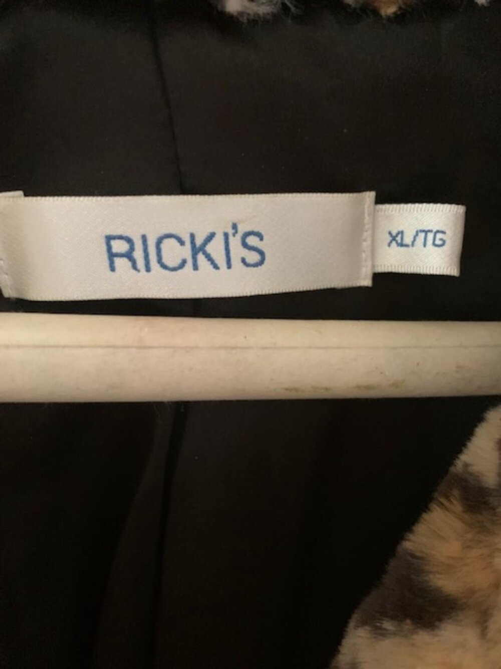 RICKI'S WOMENS LEPARD PRINT JACKET-(XL) - Picture 3 of 4